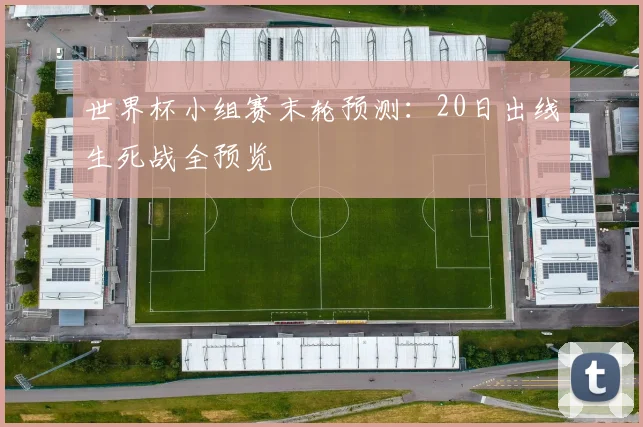 世界杯小组赛末轮预测:20日出线生死战全预览